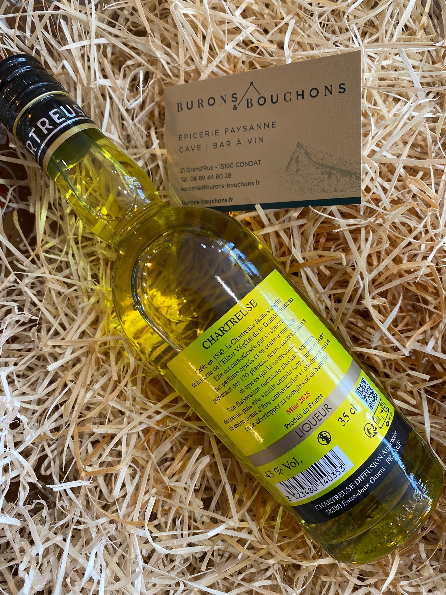 Liqueur Chartreuse Jaune 43% 35cl