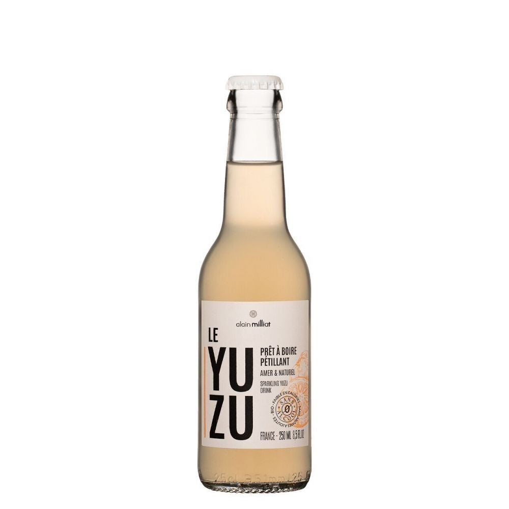 LE YUZU (btl verre) - Boisson bio gazeuse au jus de yuzu et aux infusions de gentiane et de bergamote 25cl