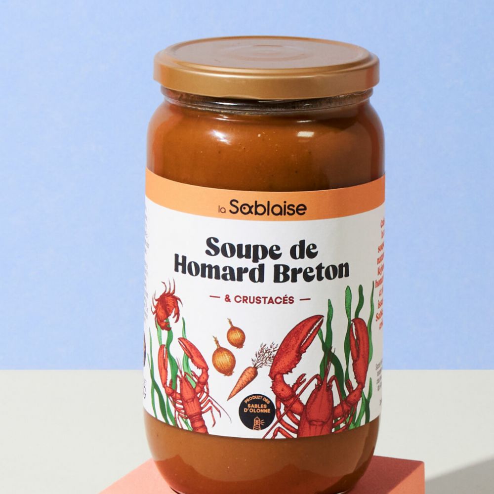Soupe de homard et crustacés