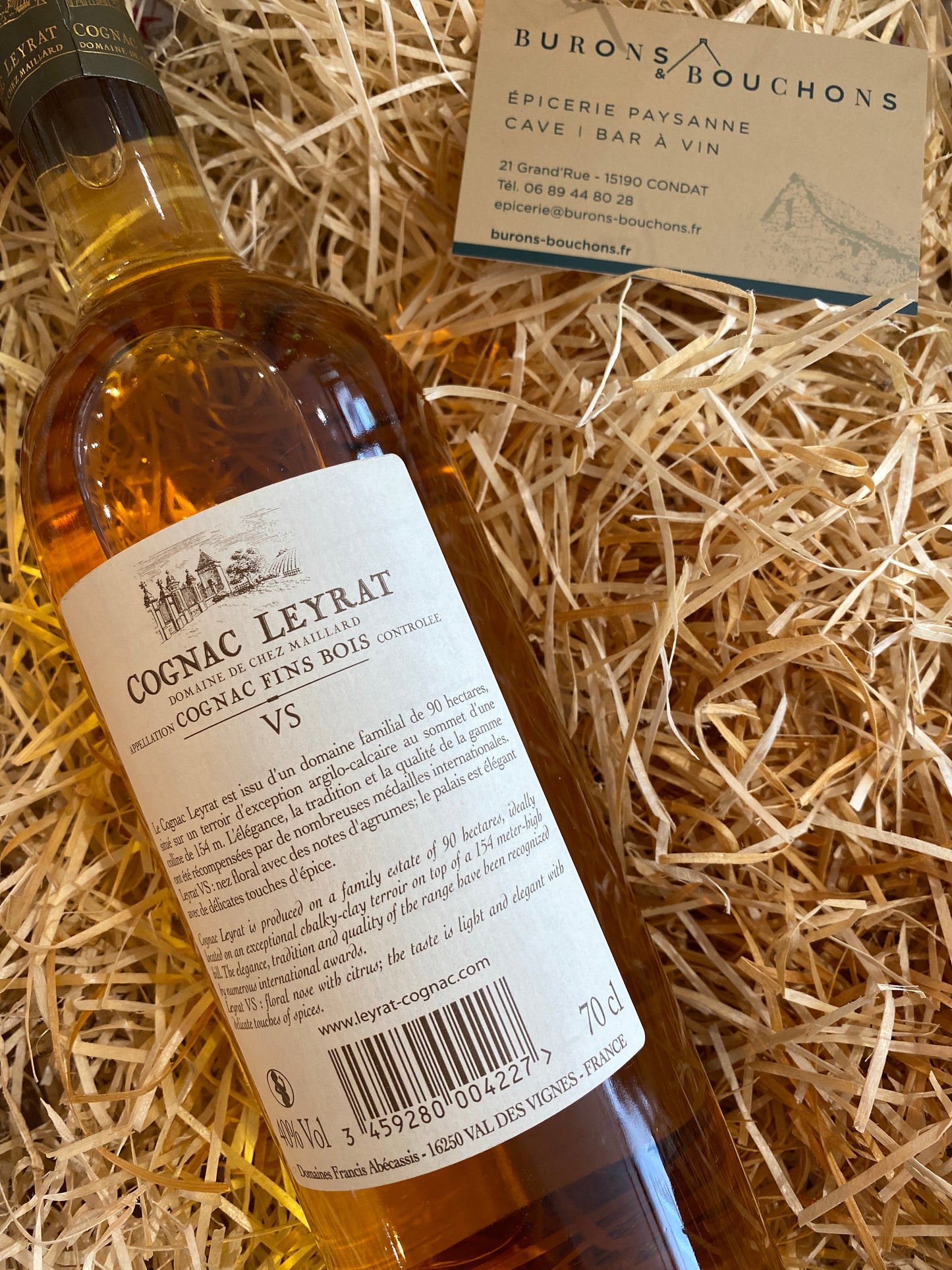Cognac Leyrat Fine VS "Fins Bois" 70cl