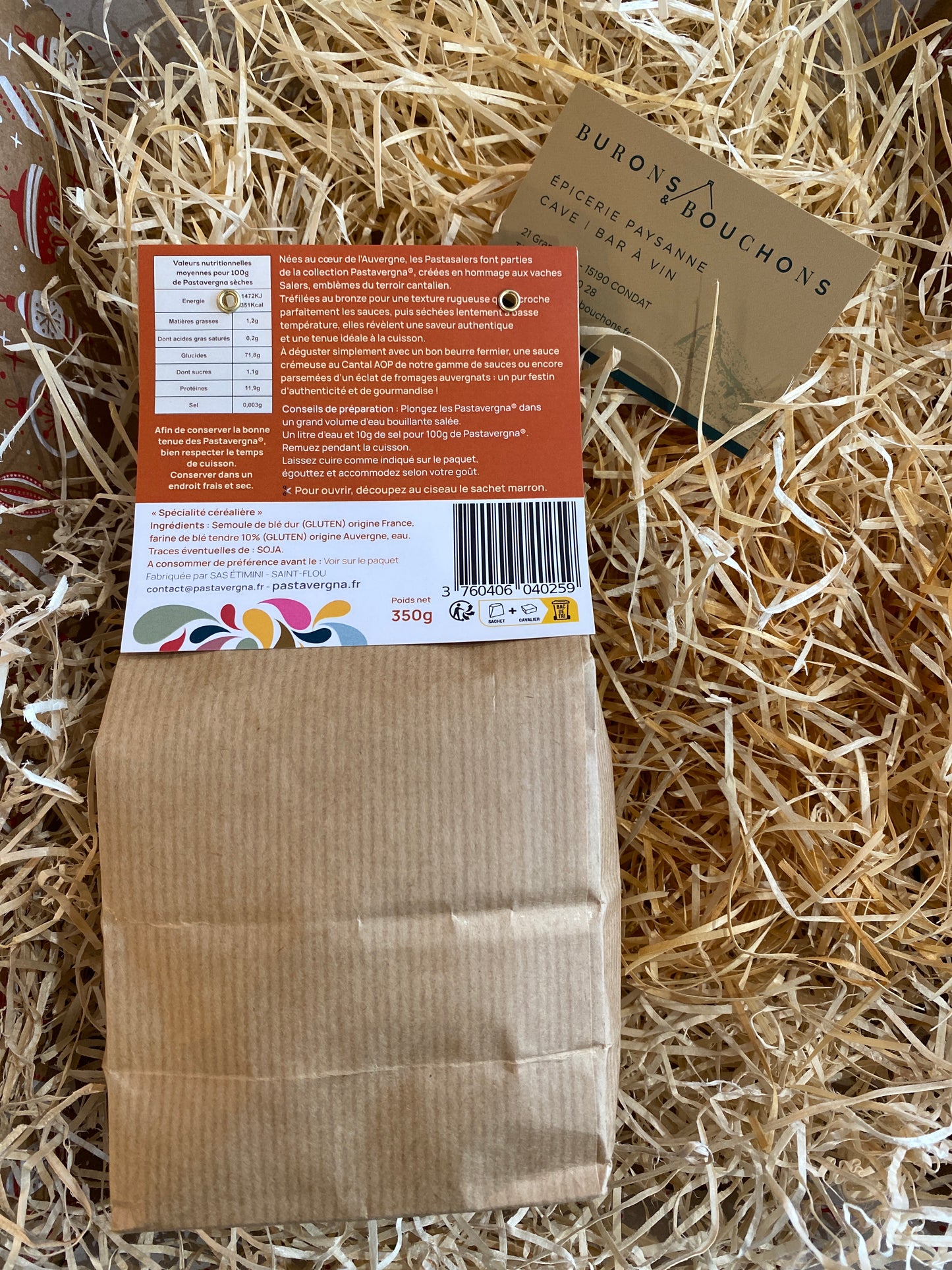 Auvergnapasta - Pastasalers 350g