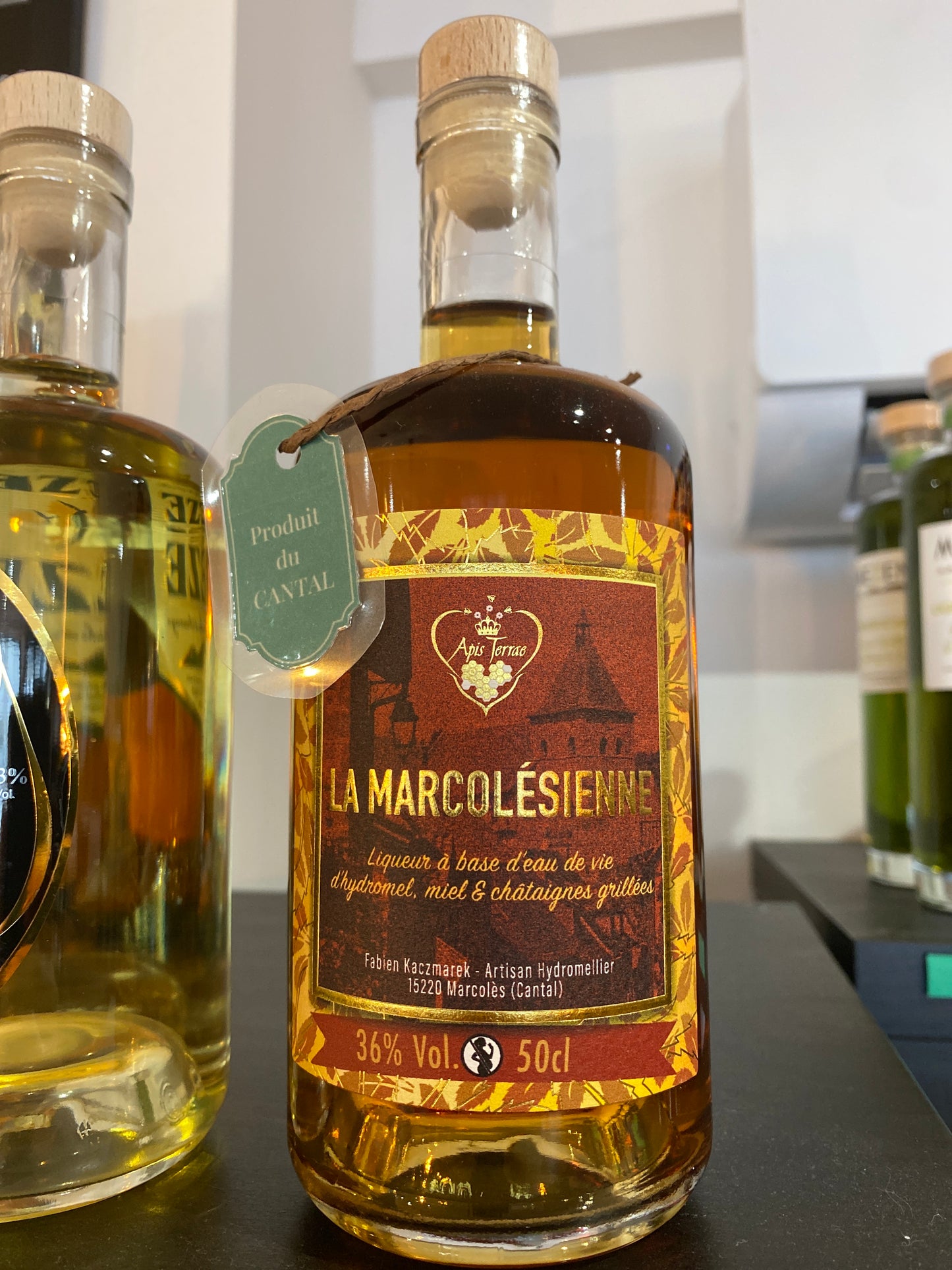 La Marcolésienne - Liqueur d'Hydromel, Miel et Châtaignes grillées  50cl 35%