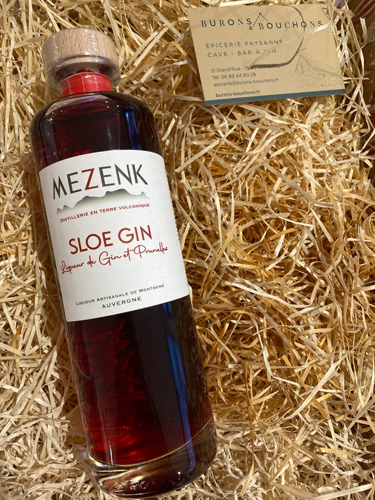 MEZENK - Sloe Gin - Liqueur gin et prunelles- 50cl 25%