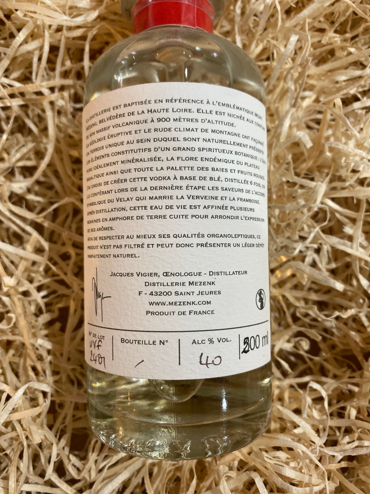 MEZENK - Vodka Framboise Verveine 20cl 40%