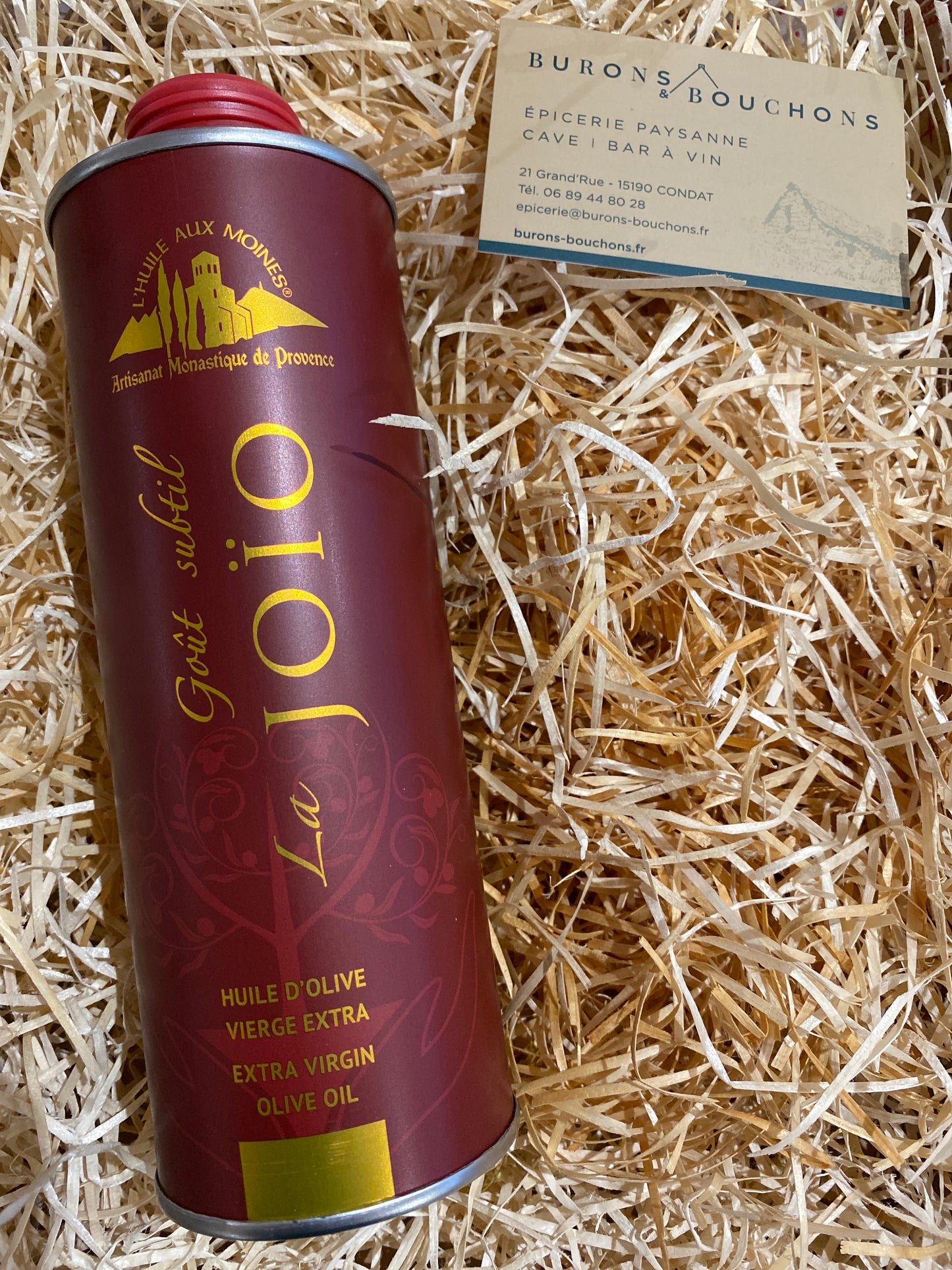 Huile d'olive rouge  - La Joïo 50cl