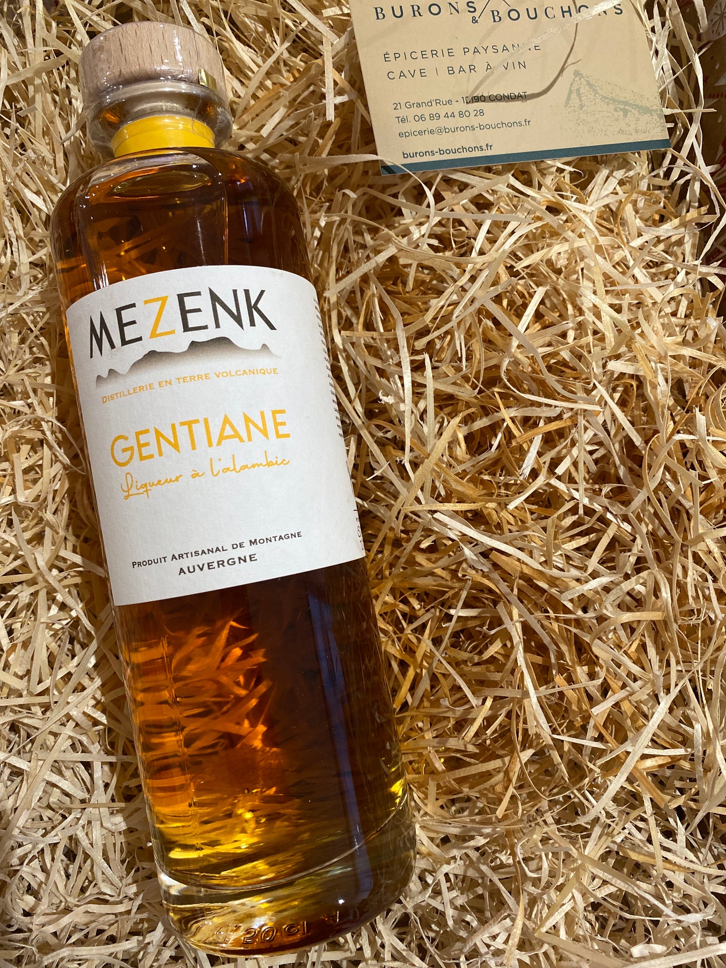 MEZENK - Liqueur à l'alambic de Gentiane 50cl 40%