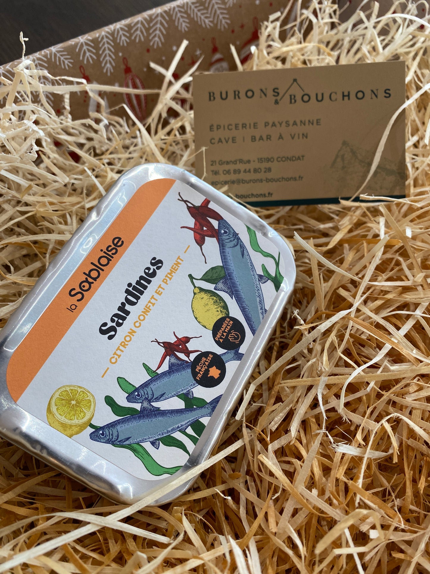 LA SABLAISE - Sardines au citron confit & piment, à l'huile d'olive vierge extra