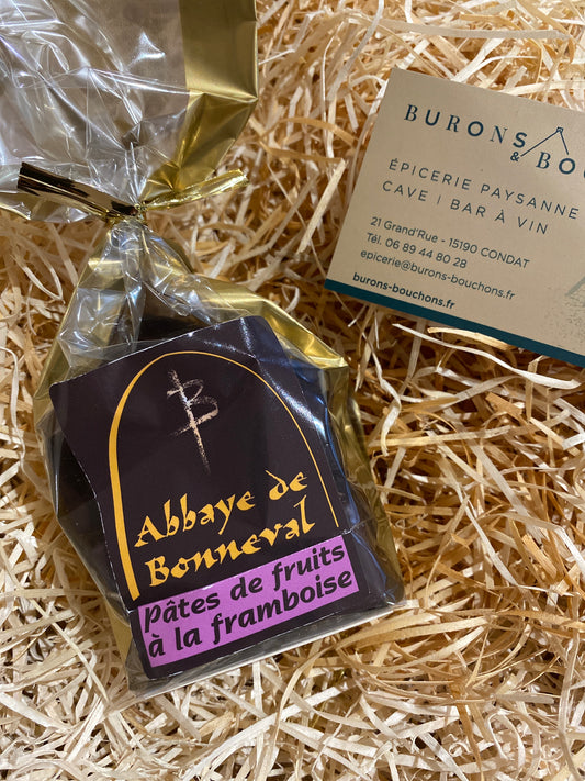 Pâte de fruit Framboise 150g - Aveyron ND de Bonneval (Produits Monastiques)