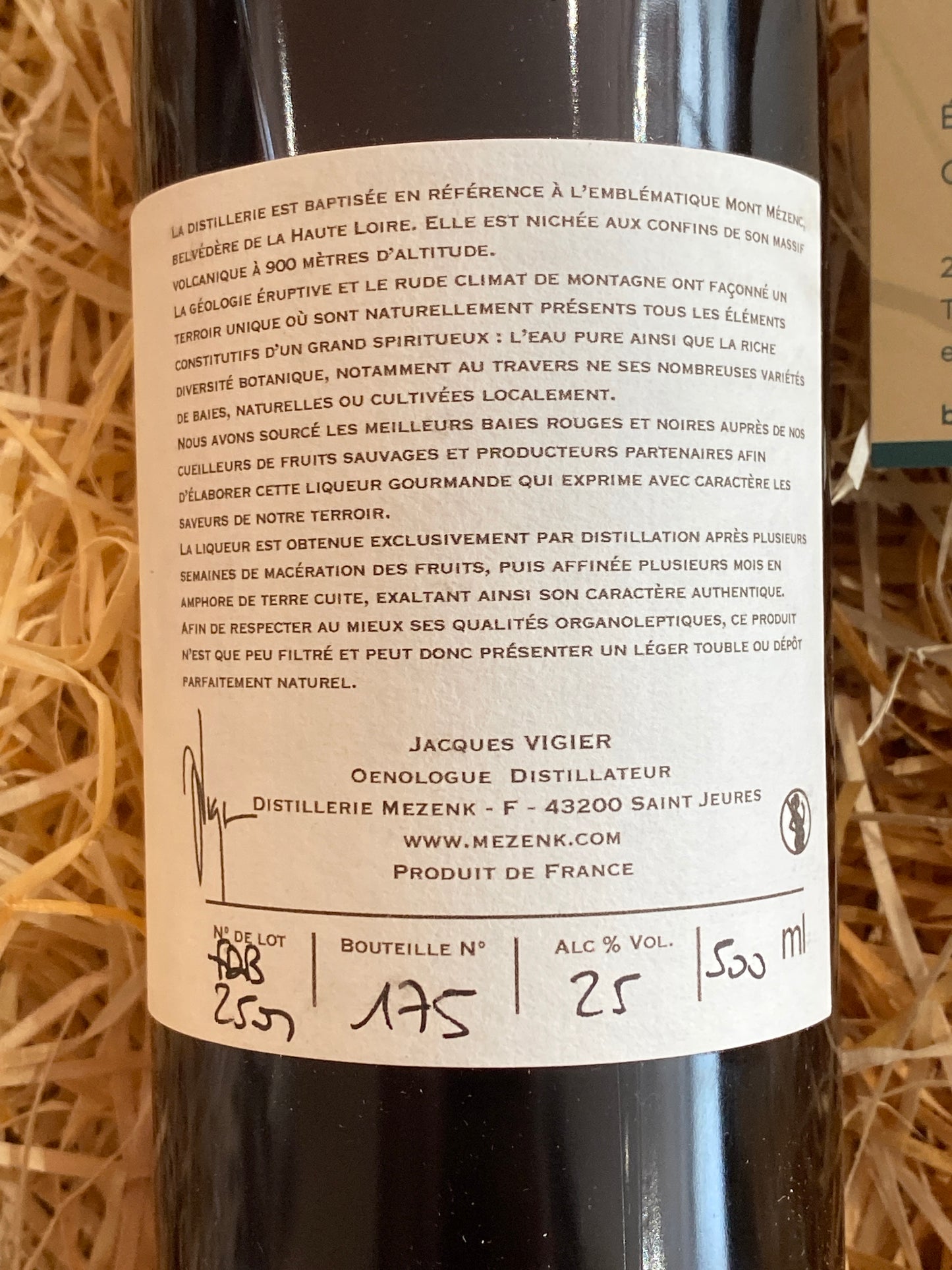 MEZENK - Liqueur à l'alambic de Fruits des Bois 50cl 25%