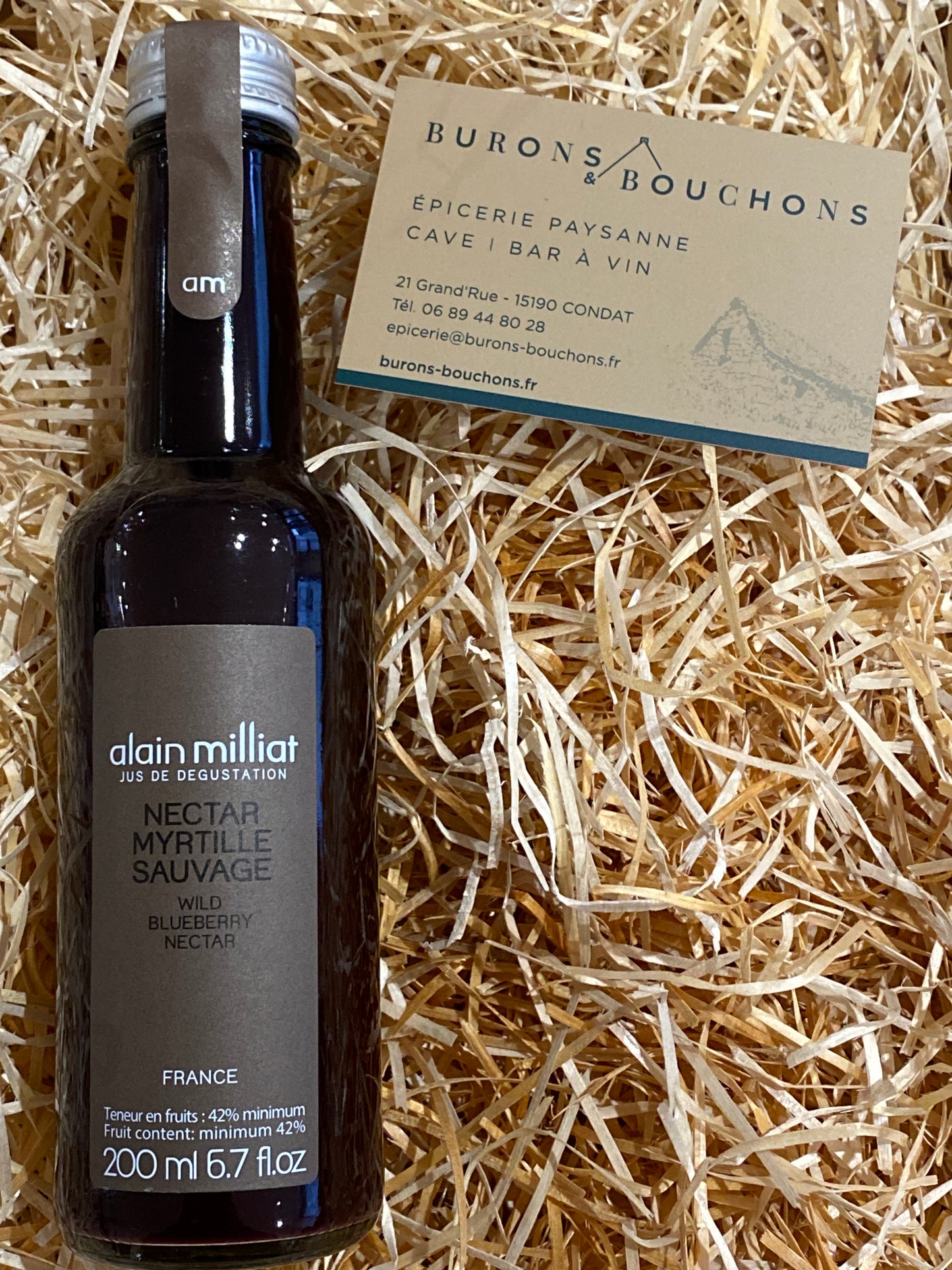 Alain Milliat - Jus de Myrtille sauvage 20cl