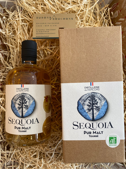 Pur Malt Tourbé – Séquoia Eau de vie d'orge Bio - 43%vol (50cl)