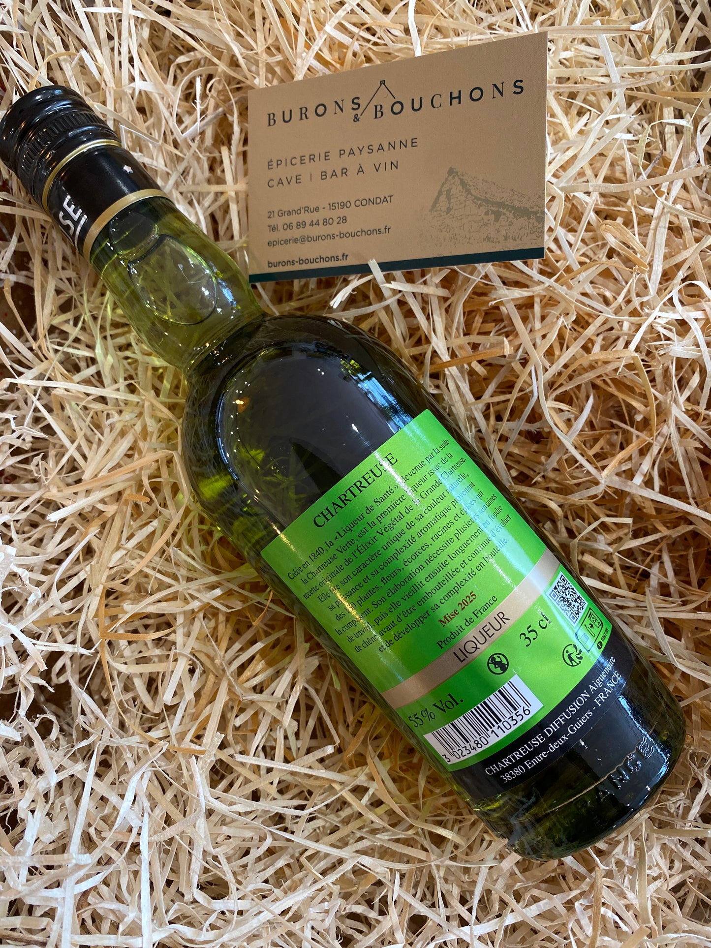 Liqueur Chartreuse Verte 55% 35cl