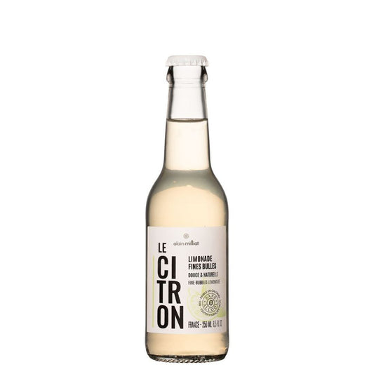 LE CITRON (btl verre) - Boisson bio gazeuse à  l'infusion de zestes de citron