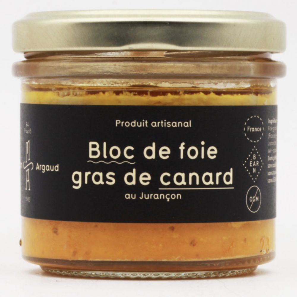 Bloc de foie gras de canard au Jurançon
