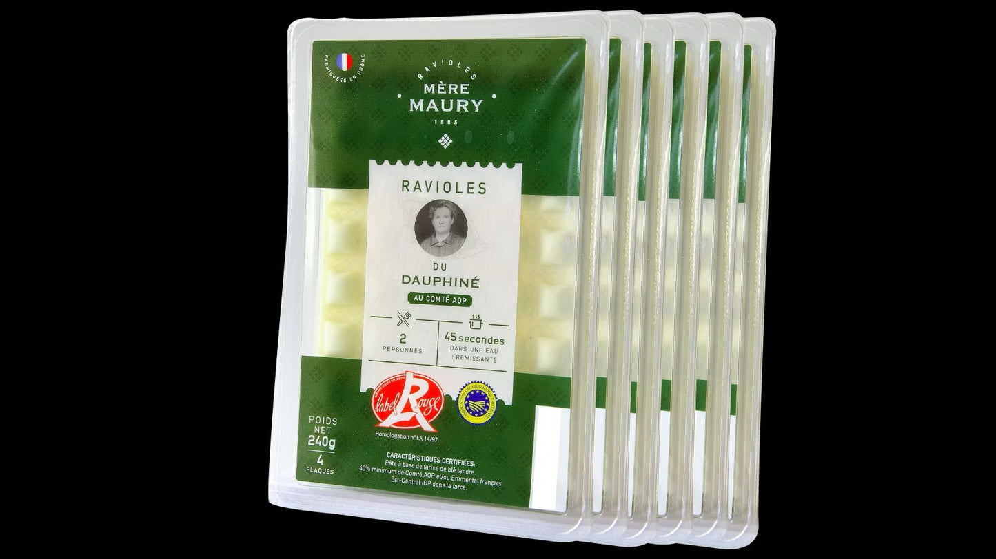 Ravioles du Dauphiné Label Rouge IGP par La Mère Maury - Pack de 4 plaques (2pers.)